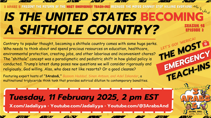 Season 18 Episode 3: Is the United States Becoming a Shithole Country? (11 February 2025)